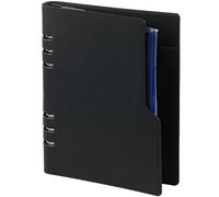 Kalpa A5 6 Anelli Planner Grana Nero Con Tedesco Francese Olandese 2023 2024 Free Olandese Inglese 2025 Ricariche
