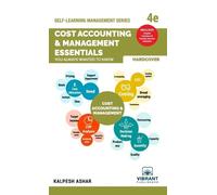 Kalpesh Ashar V Cost Accounting and Management Essentials You (Copertina rigida)