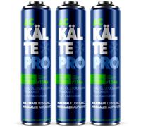 KALTEPRO 3x Kit completo di ricarica del refrigerante per climatizzatori auto R134a - Kit composto da 3 ricariche di gas refrigerante per climatizzatori auto da ricaricare autonomamente