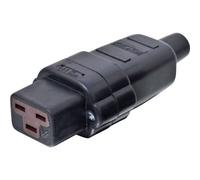 Kalthoff 444000 Connettore IEC Presa dritta Tot poli: 2 + PE 16 A Nero 1 pz.