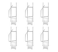 Kalttoy 1/6/10pcs Ganci a rullo per piante di pomodoro fiore vite spago traliccio raccolto traliccio clip di supporto per verdure kit traliccio serra