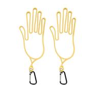 Kalttoy 2 Pz Golfs Guanti Guanti da Golf Barella Con Gancio Per Golf Borsa Golf Guanti Titolari Gancio Keeper Dryer Shaper
