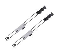 Kalttoy 2Pcs Riflettente Ciclismo Pantalone Strap Leg Strap Corda Elastico Con Molla Regolabile Blocco Cavo Ciclismo Polso/Banda Caviglia