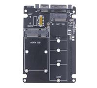 Kalttoy Adattatore NGFF/MSATA a Sata3 commutabile per B Key & B/M Key Interfaces Disk