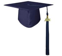 Kalttoy Cappello da laurea con frange, unisex, per lauree, università, università, laureato, costume da laurea