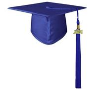 Kalttoy Cappello da laurea con frange, unisex, per lauree, università, università, laureato, costume da laurea