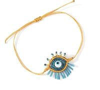 Kalttoy Catena da polso multistrato con perline rotonde eleganti gioielli regolabili per lei accessori per amore uso quotidiano stringa regolabile per coppie, Misura unica, come descritto