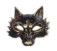 Kalttoy Costume da lupo 3D per Halloween, cosplay, per adulti, uomo, donna, animale spaventoso, mezza faccia, idea regalo