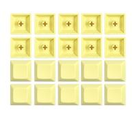 Kalttoy DSA Keycap Blank Personality Supplement 1U Keycaps 20 Pezzi Multi Colore