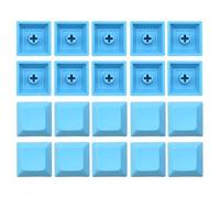Kalttoy DSA Keycap Blank Personality Supplement 1U Keycaps 20 Pezzi Multi Colore