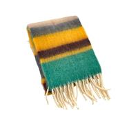 Kalttoy Elegante sciarpa arcobaleno per bambini comoda fazzoletto da collo con frange accessorio per tempo freddo per moda in avanti giovani bambini sciarpa al collo, A, Taglia unica