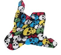 Kalttoy Foulard da donna alla moda Bandane protettive per il sole attività all'aperto copricapo copricapo sport moda foulard cappello, Teschio colorato., Taglia unica