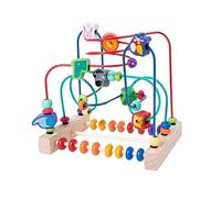 Kalttoy Labirinto di perline giocattolo per bambini colorato sottobicchiere abaco puzzle educazione per bambini 18 mesi 1-5 anni bambini sottobicchiere giocattolo
