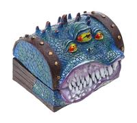 Kalttoy Mimic Petto Dices Holder Resina Dadi Scatola di Immagazzinaggio Tre Occhi RPG Dices Caso Divertente Dices Box Toy