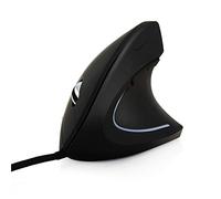 Kalttoy Mouse ergonomico verticale destro USB cablato 1600DPI ottico per computer PC