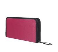 Kalttoy Porta CD DVD Booklet CD DVD Dischi Tessuto Borsa CD/DVD Custodia Organizer, Rosso rosato