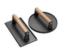 Kalttoy Pressa per bistecca da esterno con manico per grigliare pressa per hamburger