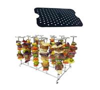 Kalttoy Scaffale dello spiedo della friggitrice ad aria dell'acciaio inossidabile per gli accessori della friggitrice ad aria DZ201/DZ401