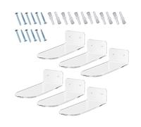 Kalttoy Set di 6 mensole in acrilico per scarpe da ginnastica, alla moda