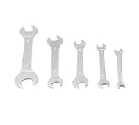 Kalttoy Set di chiavi piatte in acciaio ad alto tenore di carbonio da 6-17 mm, set da 5 pezzi