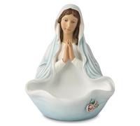 Kalttoy Statuetta religiosa cristiana con ciotola, per battesimi, regali di nozze