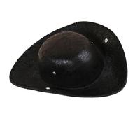 Kalttoy Stili coloniali Tricorno Cappello PU Leather Pirate Collection Cappelli Medievale Divertente Partito Per Festa a Tema Tricorno Steampunk Adulto Storico