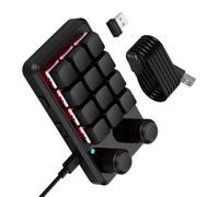 Kalttoy Tastiera di gioco di chiave del portatile 12 con macro e RGB per i giocatori del PC