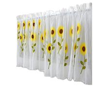 Kalttoy Tenda ricamata in lana pastorale americana, tende semi-oscuranti minimaliste, decorazione per la casa, tende semi-ombreggianti per soggiorno, camera da letto, finestra, tende per la casa