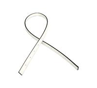 Kalttoy Tracolla di ricambio per borsa a tracolla per borsa fatta a mano, accessori da 80 cm, Bianco Larghezza 1,5 cm Le