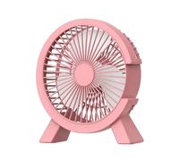 Kalttoy Ventilatore da tavolo USB retrò 1 velocità 4Blades ventilatore da tavolo per casa auto all'aperto