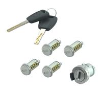Kalunfex 4 Pcs Serrures Portes barillets + 1 Pcs neiman per F-T 500 Panda Doblo Punto Romeo 156 cilindro serratura porta 71771348