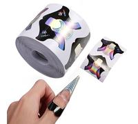KALUROIL 200 PCS Sagome per unghie autoadesive forma di pesce- per ricostruzione unghie in gel UV, acrilico e poli - Forme per unghie resistenti e facili da usare