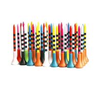 KALUROIL 50 PCS Maglietta da Golf in Gomma e Plastica di Colori Vivaci per Golfisti Professionisti