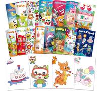 Kalysky 15 pacchetto di libri da colorare per bambini di età 2-8, bambini partito favorisce premi di carnevale Goodie sacchetto stuffer, forniture di attività in classe, libri di attività