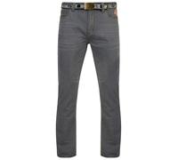 Kam K-Carlos Charcol con Cintura Slim Uomo Jeans IN Girovita 76.2to102cm, S/ R/