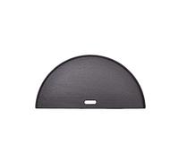 Kamado Joe Classic Joe Half Moon Cast Iron Reversible Griddle Charcoal Grill Accessories, Ghisa, Black