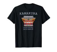 Kamakura, Giappone, Disegno Tsurugaoka Hachiman-GU Maglietta
