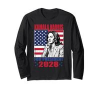 Kamala Harris 2028 Signora Presidente USA Campagna Maglia a Manica
