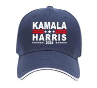 Kamala Harris 47th President USA America 2024 - Berretto da baseball regolabile, berretto da camionista regolabile, berretto da golf con lingua d'anatra, blu navy-a, M/L