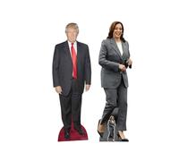 Kamala Harris E Paperino Briscola Cartone Ritagli Set Di 2 With Free Mini Sagoma