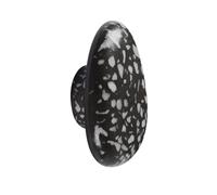 KAMALU - Appendiabiti bagno finitura terrazzo nero | KTER-NT