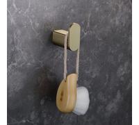 KAMALU - Appendino bagno a parete in acciaio inox finitura oro | ART-R