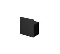 KAMALU - Appendino bagno design moderno in acciaio inox nero opaco | NUEVO-N