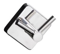 KAMALU - Appendino doppio gancio in acciaio inox finitura lucida | CLODE-C