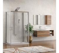 KAMALU - Box 3 lati 80x80x80 altezza 180 vetro trasparente K410