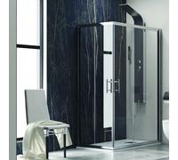 KAMALU - Box doccia 120x70 vetro 6mm anticalcare KF1000