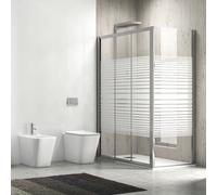 KAMALU - Box doccia 70x160 altezza 180 cm apertura scorrimento KP3000S