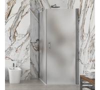 KAMALU - Box doccia 70x85 battente vetro satinato altezza 200h | KS2800FAO