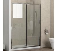 KAMALU - Box doccia a nicchia 150cm altezza 180cm K410N