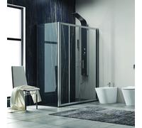 KAMALU - Box doccia angolare 150x80 cm angolo modello KF6000S